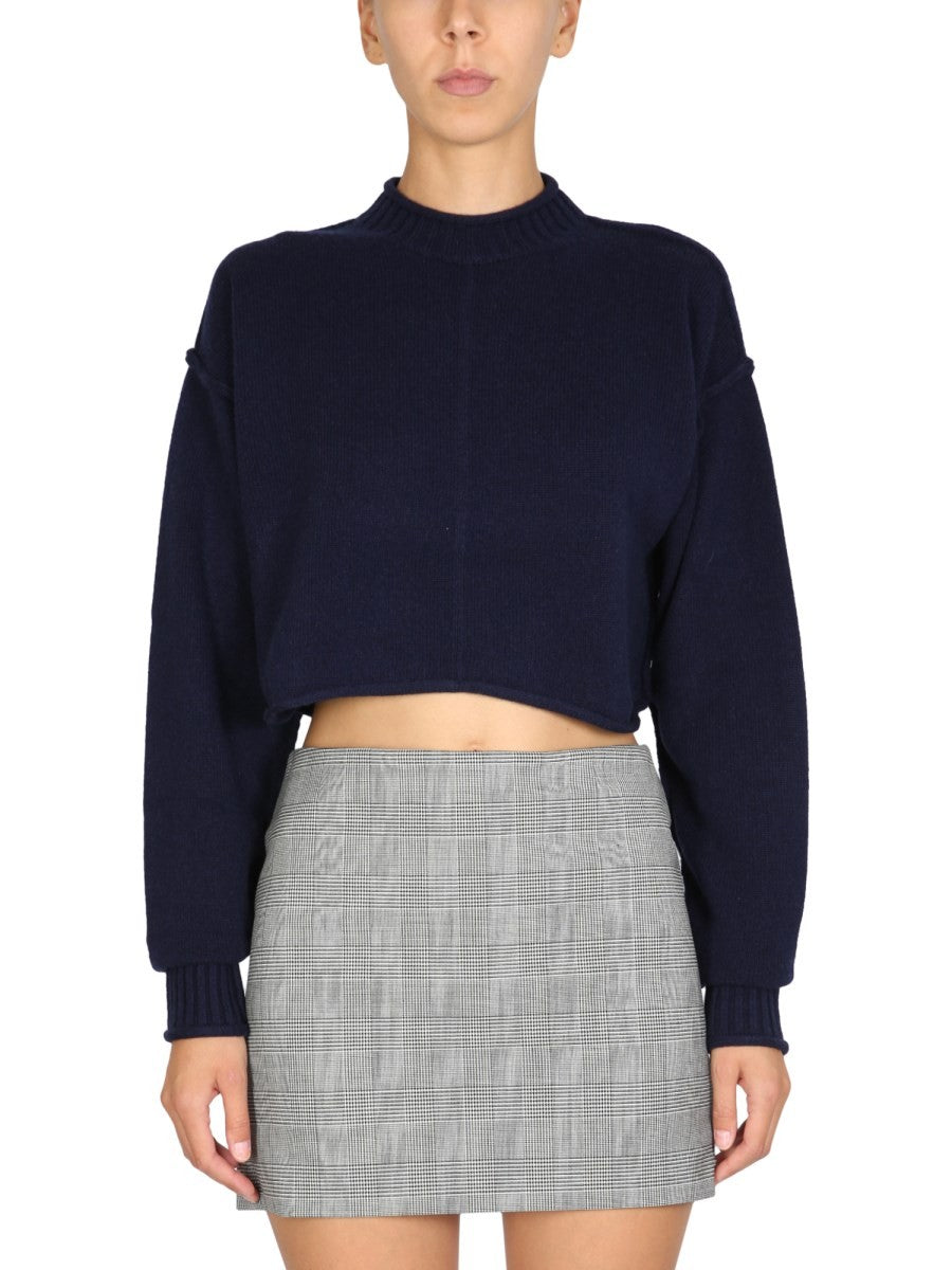 Max Mara WOOL AND CASHMERE CREW NECK SWEATER
