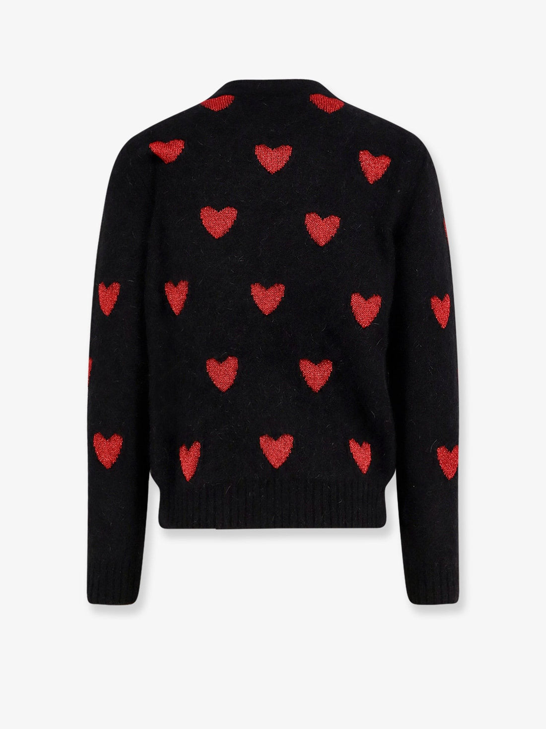 Valentino Wool and mohair sweater with lurex hearts