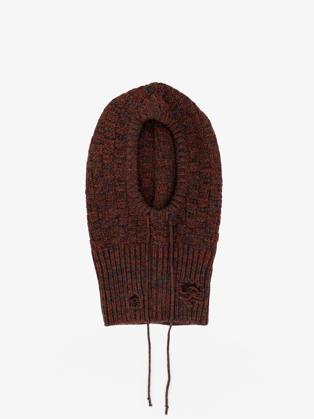 MM6 MAISON MARGIELA Wool blend balaclava with distressed effect