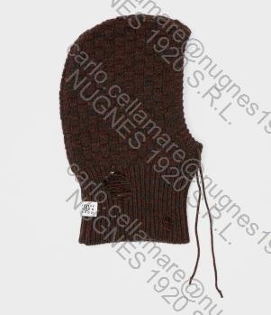 MM6 MAISON MARGIELA Wool blend balaclava with distressed effect