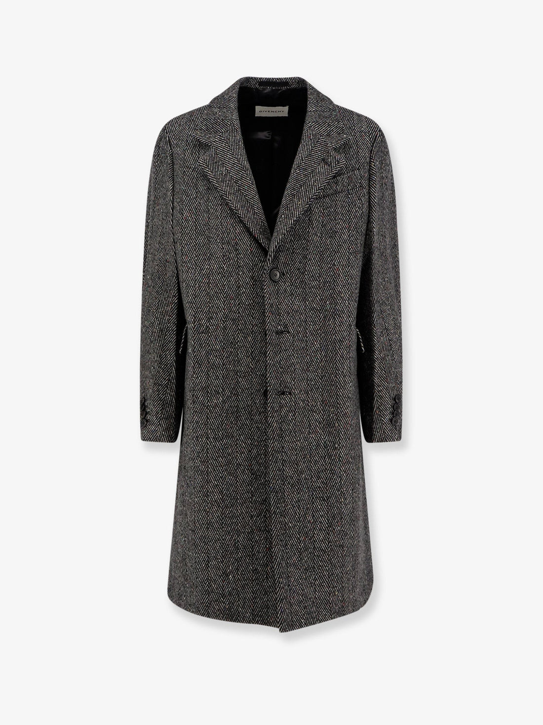 Givenchy Wool blend coat with herringbone motif