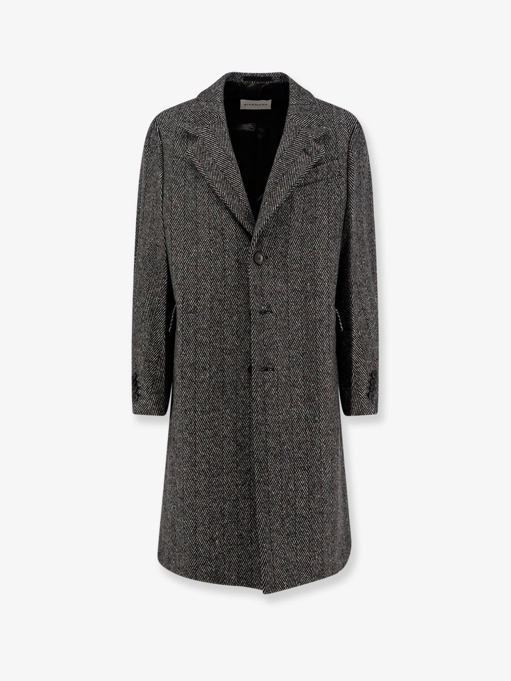 Givenchy Wool blend coat with herringbone motif