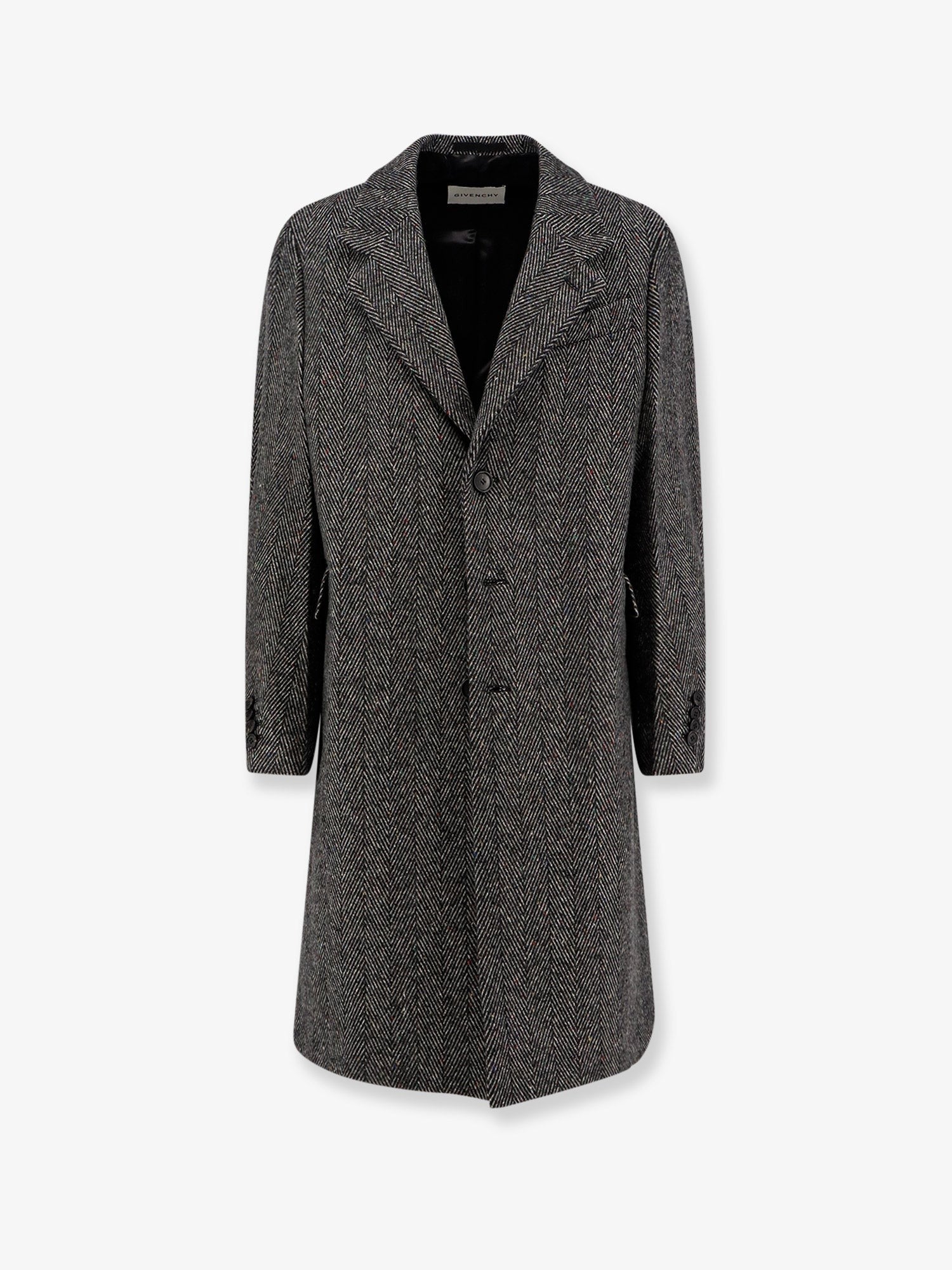 Givenchy Wool blend coat with herringbone motif