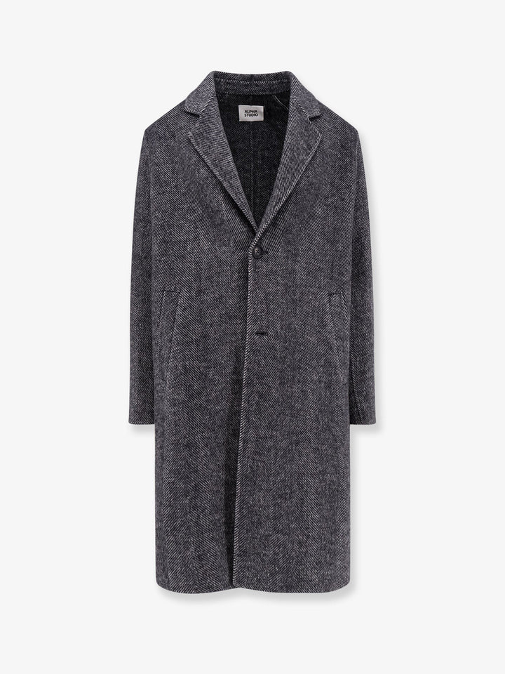 ALPHA-STUDIO Wool blend coat
