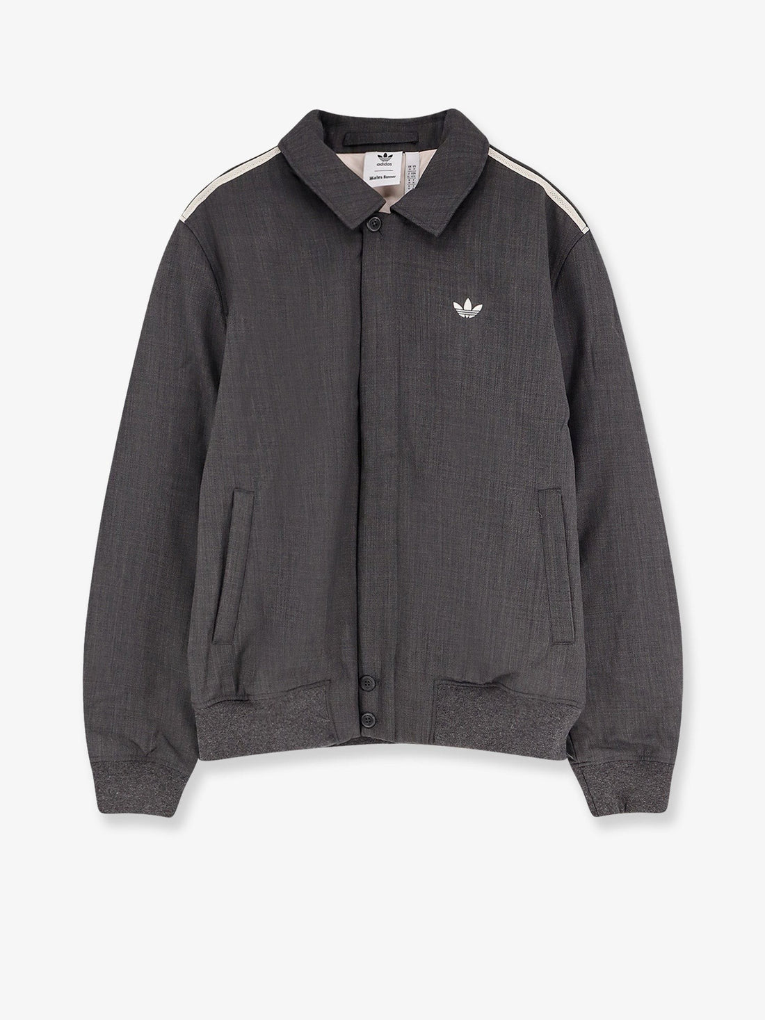 ADIDAS X WALES BONNER Wool blend jacket with embroidered logo on the front