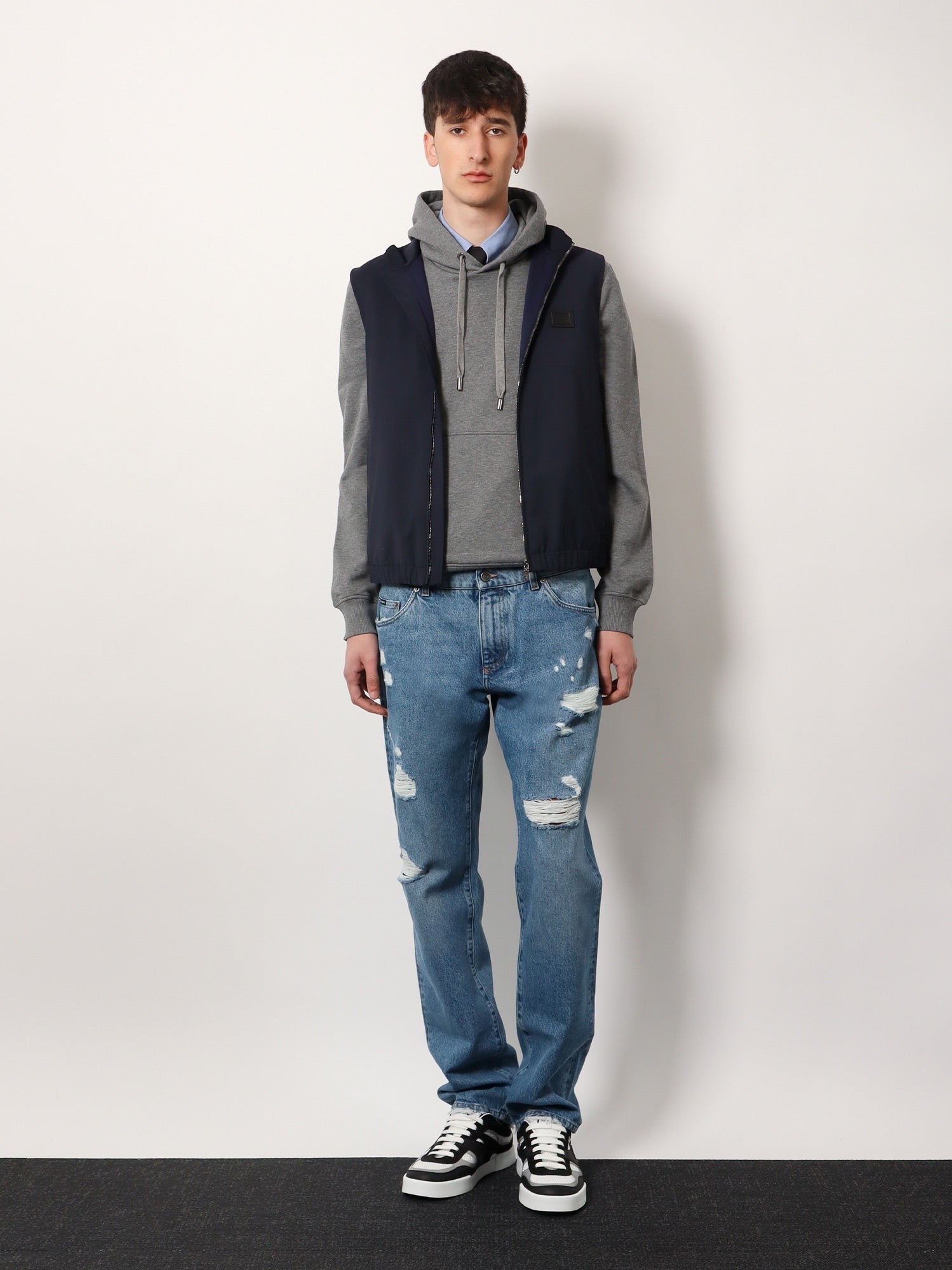 Dolce & Gabbana Wool blend sleeveless jacket