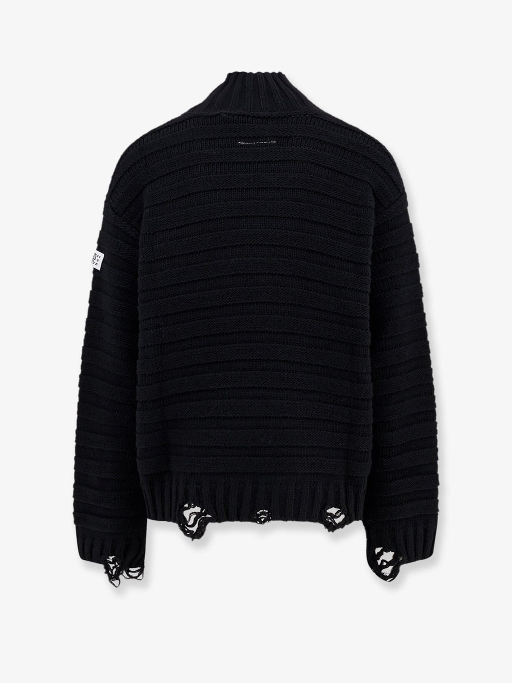 MM6 MAISON MARGIELA Wool blend sweater with distressed effect