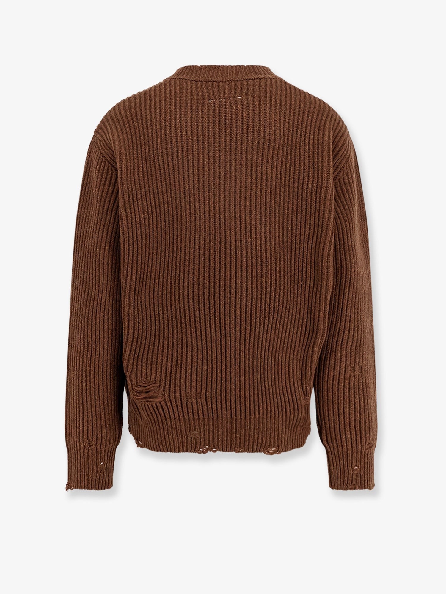 MM6 MAISON MARGIELA Wool blend sweater with distressed effect