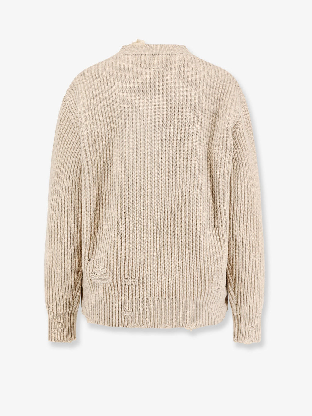 MM6 MAISON MARGIELA Wool blend sweater with distressed effect