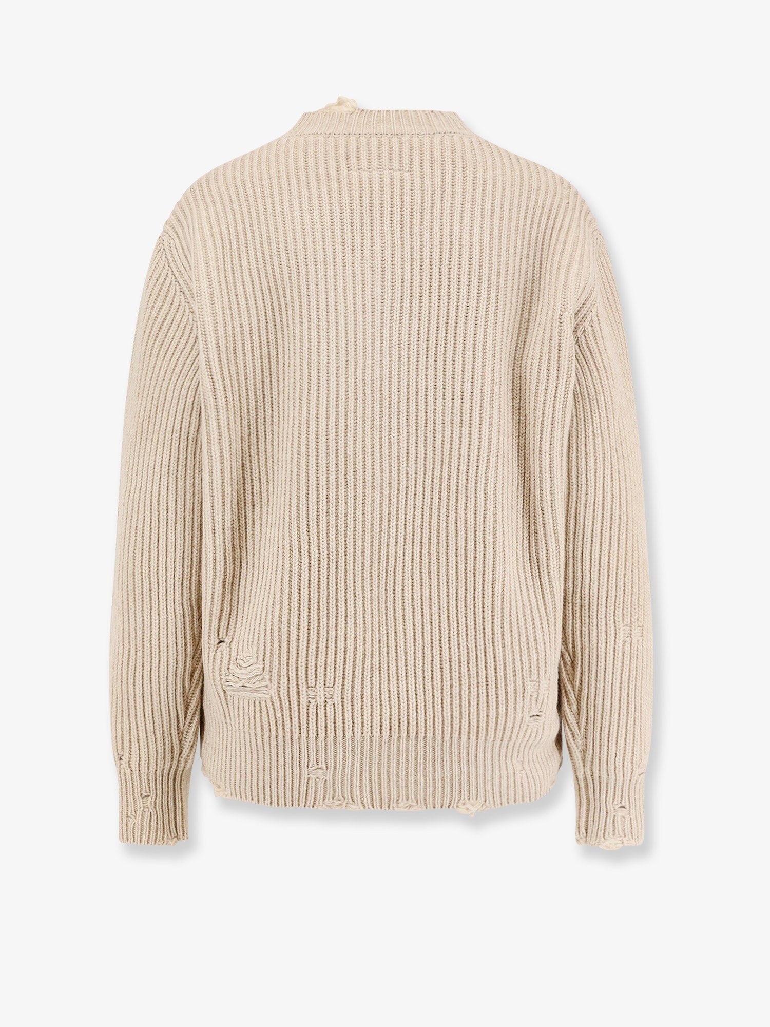 MM6 MAISON MARGIELA Wool blend sweater with distressed effect