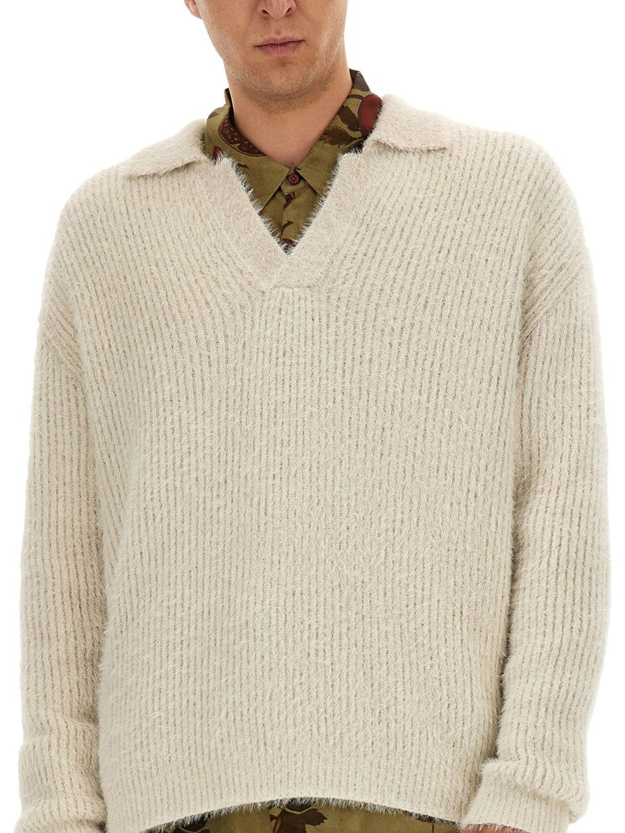 UMA WANG WOOL BLEND SWEATER