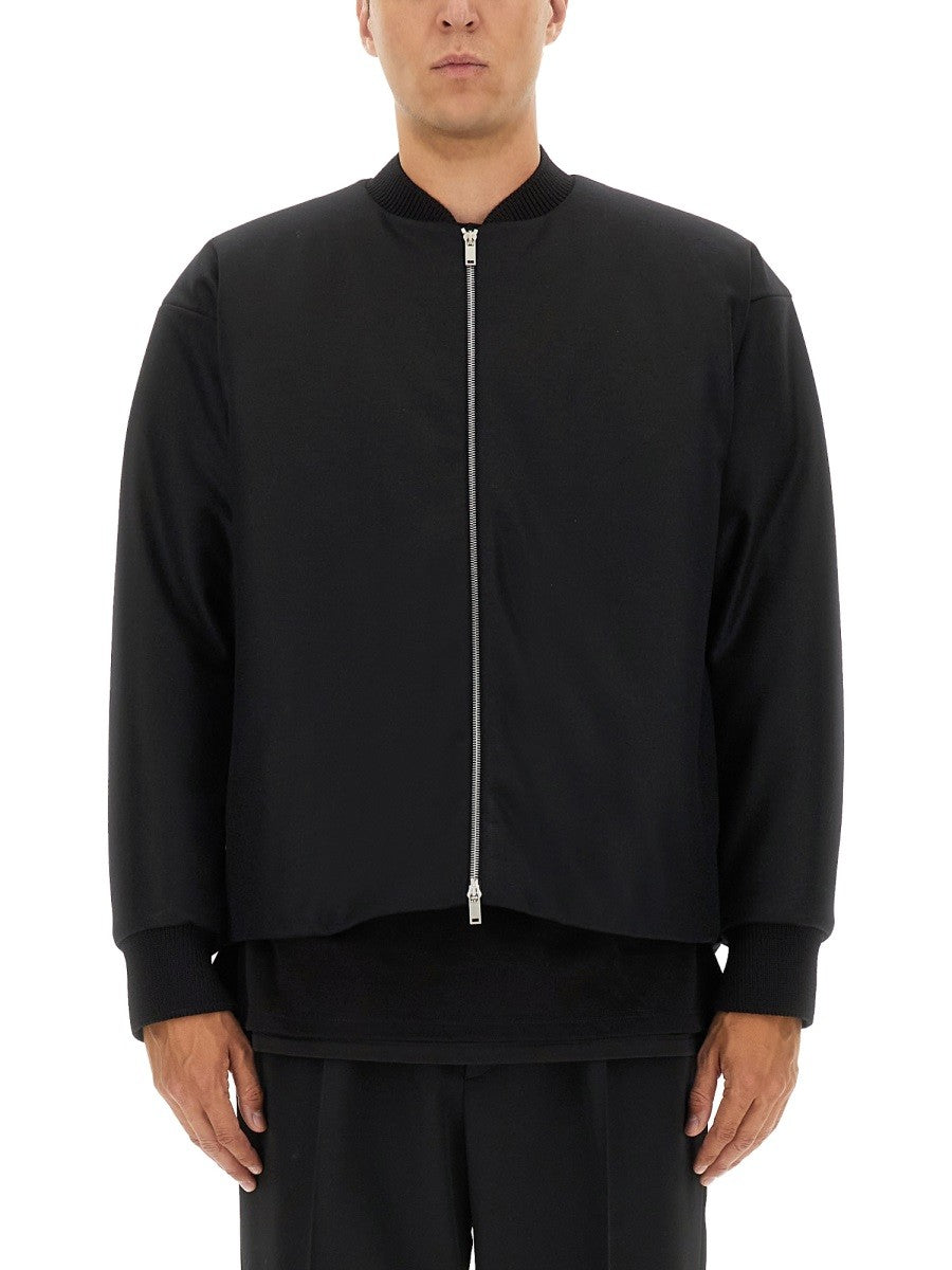 JIL SANDER WOOL BOMBER.