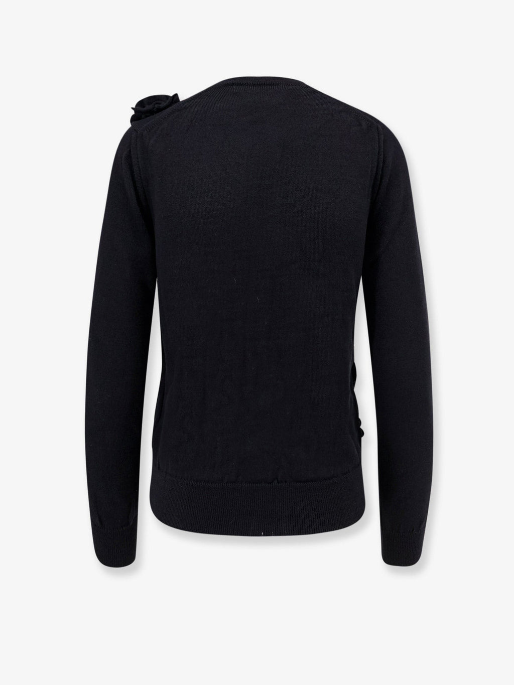 COMME DES GARCONS PLAY Wool cardigan with ruffled detail