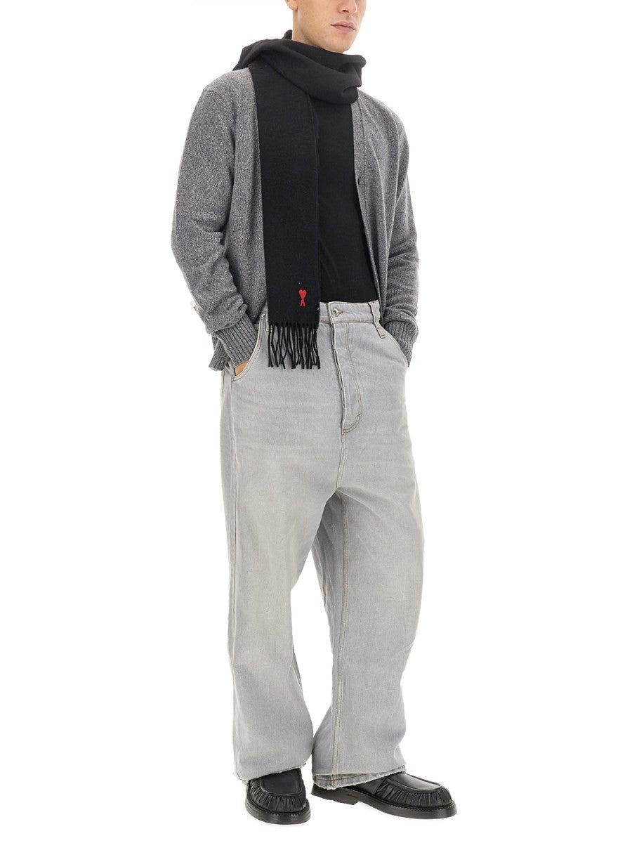 AMI PARIS WOOL CARDIGAN