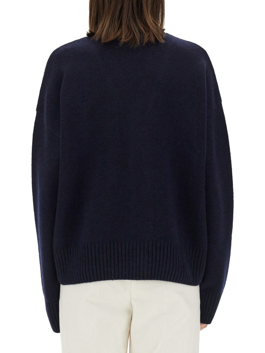 AMI PARIS WOOL JERSEY.