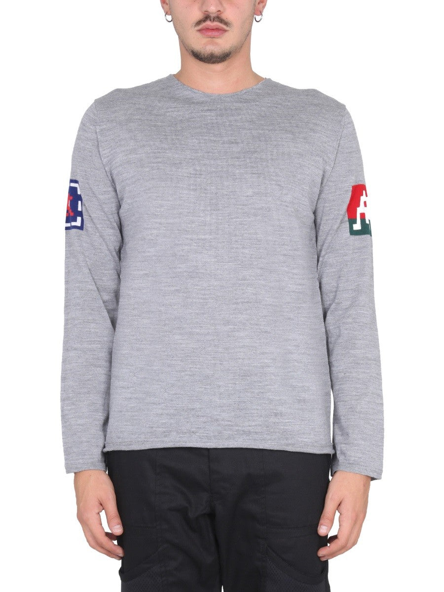 COMME DES GARCONS SHIRT WOOL JERSEY.