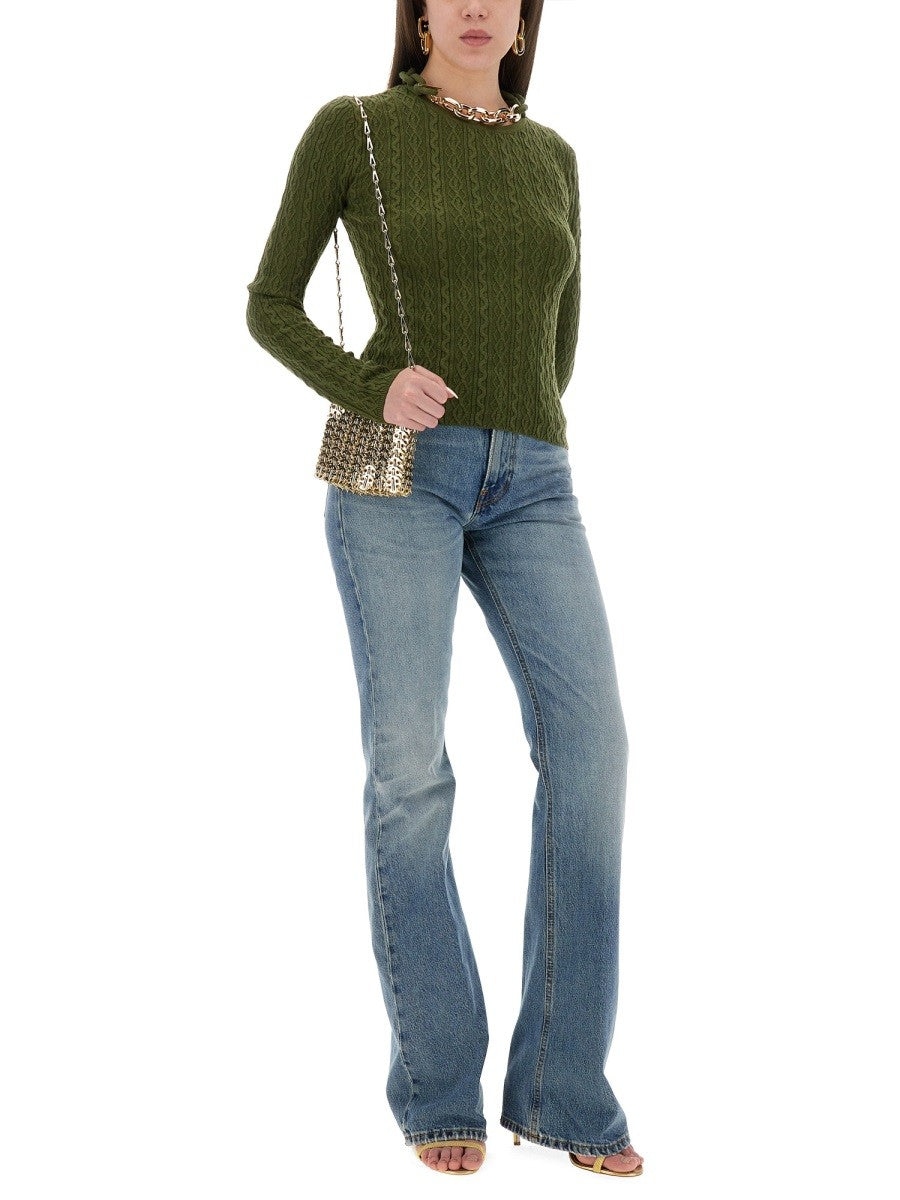 RABANNE WOOL JERSEY.