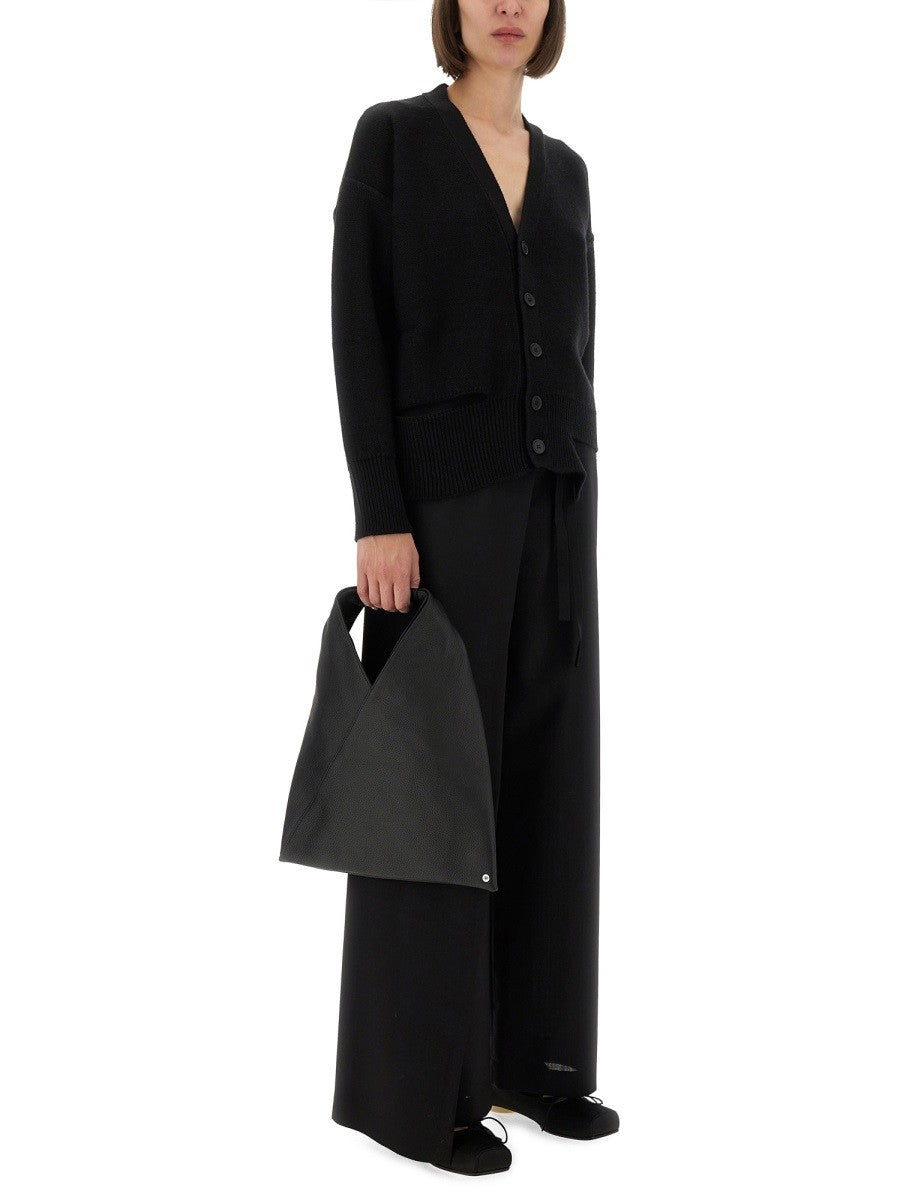 MM6 MAISON MARGIELA WOOL KNIT CARDIGAN