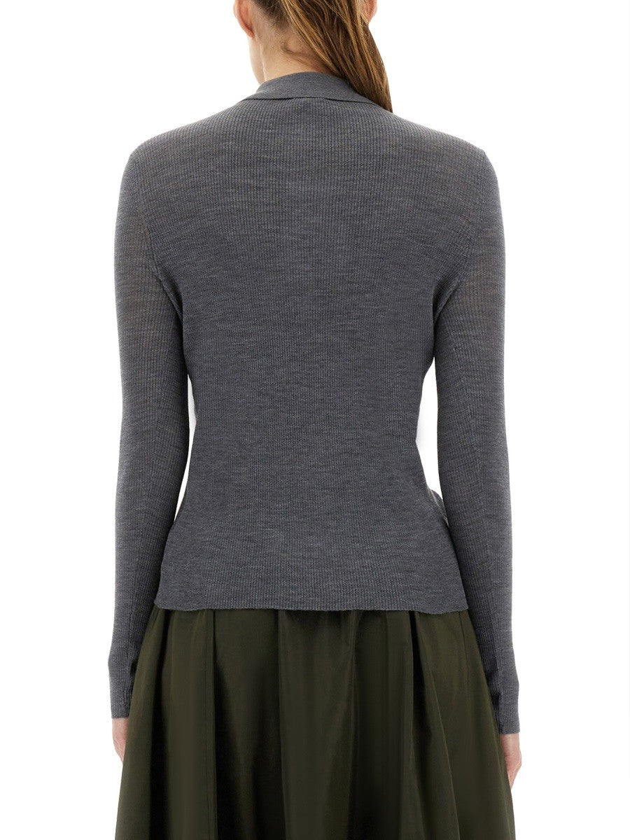 ASPESI WOOL POLO SHIRT