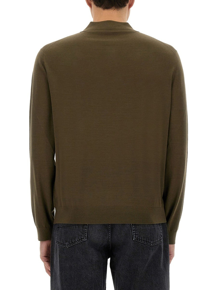 SUNFLOWER WOOL POLO SHIRT