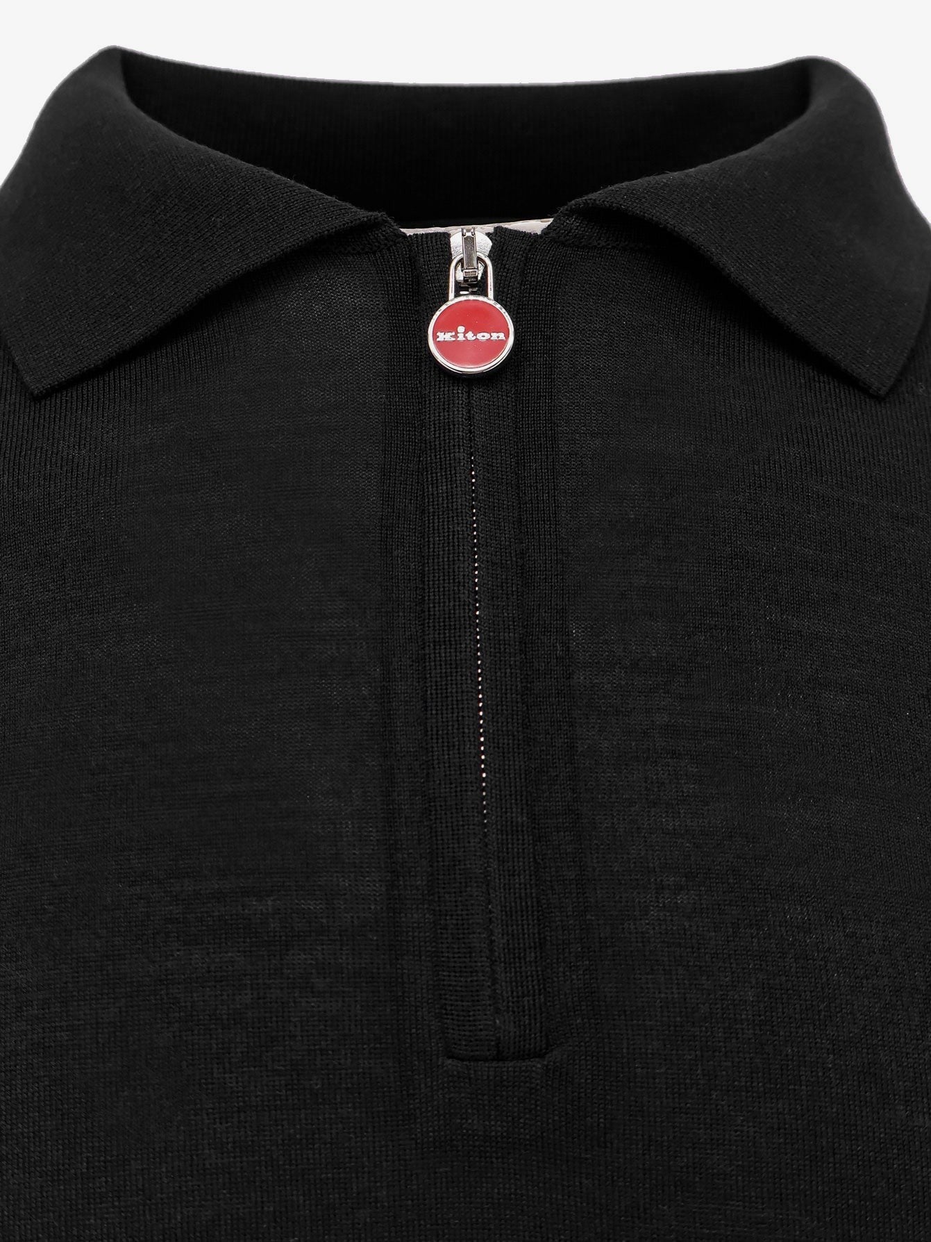 KITON CIRO PAONE Wool polo shirt