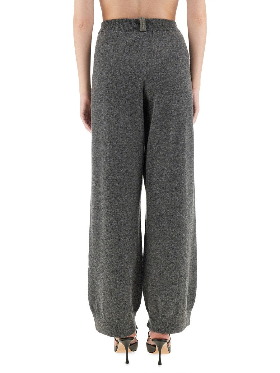 Fabiana Filippi WOOL, SILK AND CASHMERE PANTS