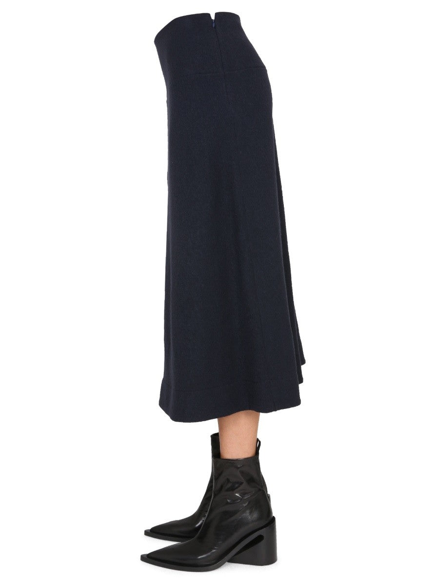 JIL SANDER WOOL SKIRT