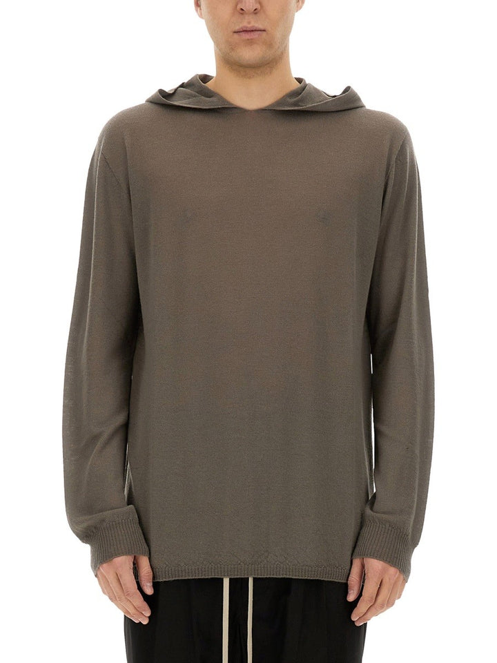 RICK OWENS WOOL SWEATSHIRT