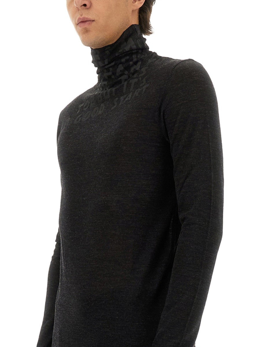 MM6 MAISON MARGIELA WOOL TURTLENECK SWEATER