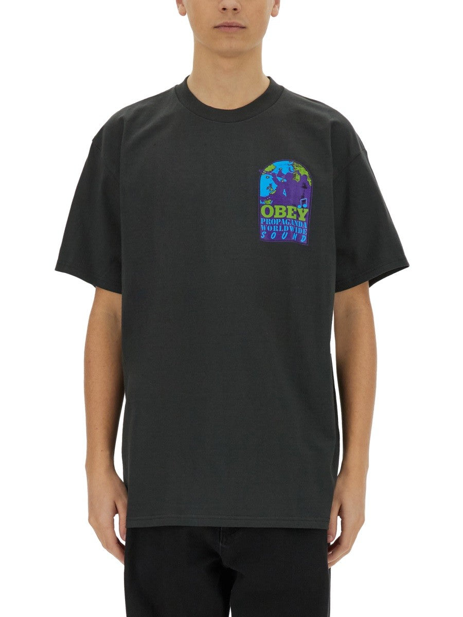 OBEY "WORLDWIDE SOUND" T-SHIRT
