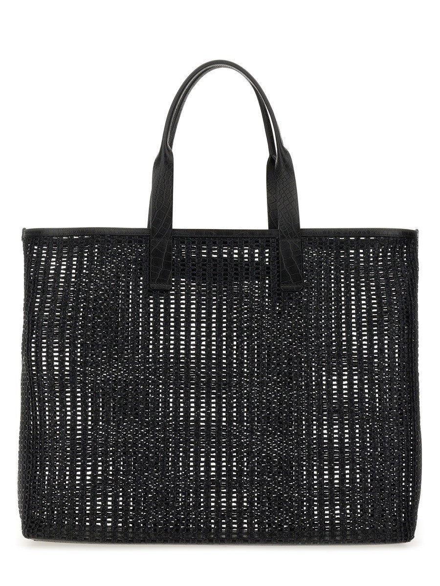 Dolce & Gabbana WOVEN MESH SHOPPING BAG
