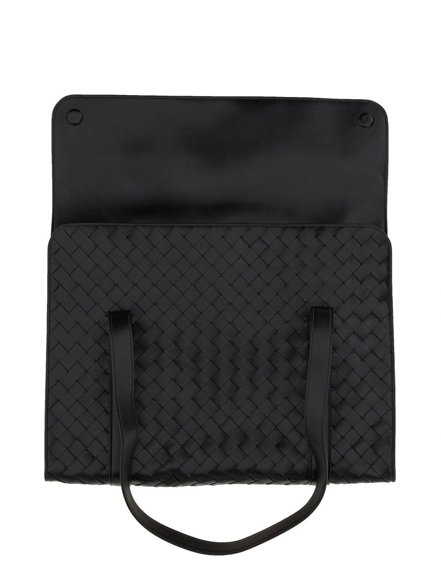 Bottega Veneta WOVEN PATTERN SHOULDER BAG