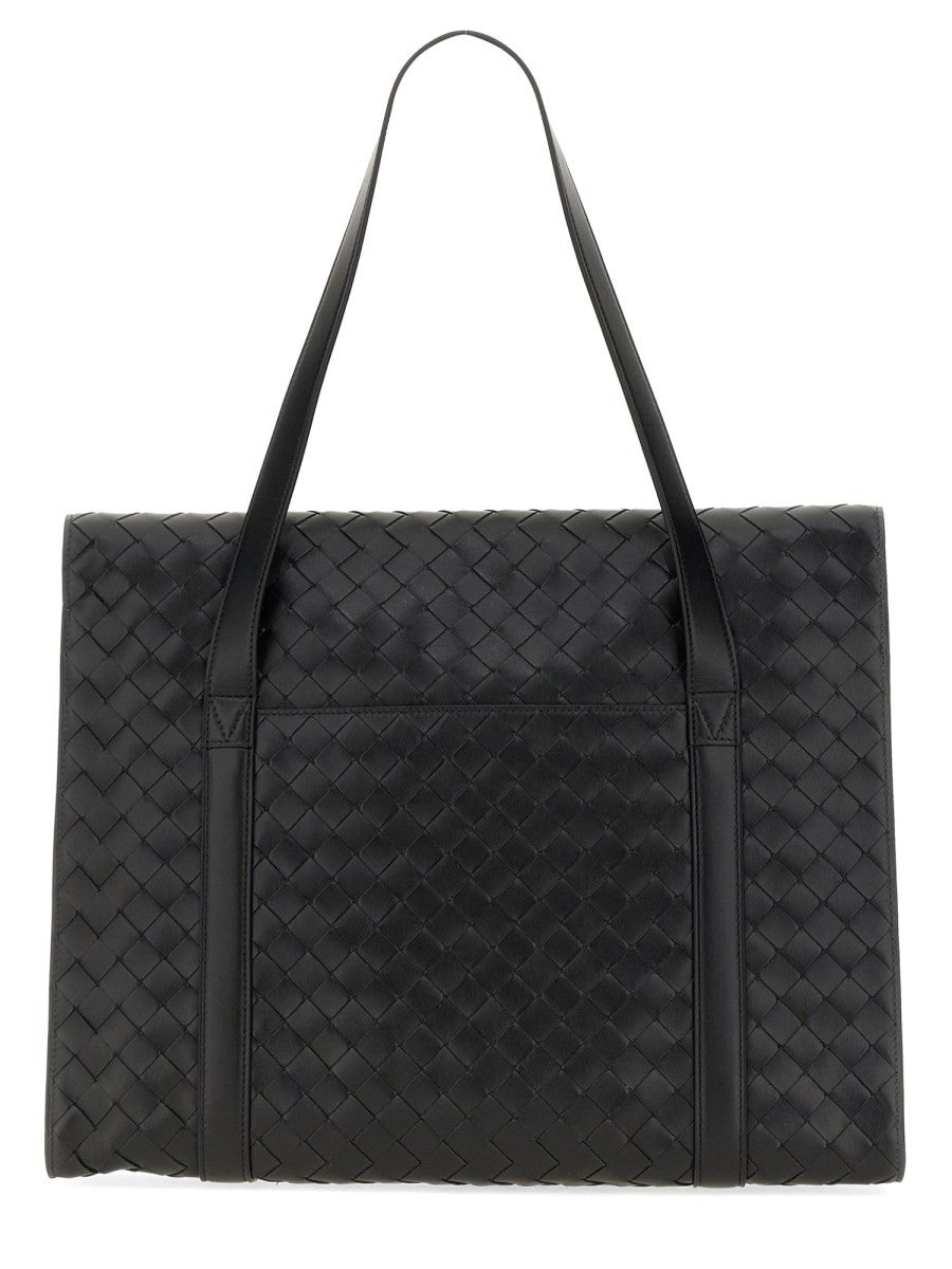 Bottega Veneta WOVEN PATTERN SHOULDER BAG