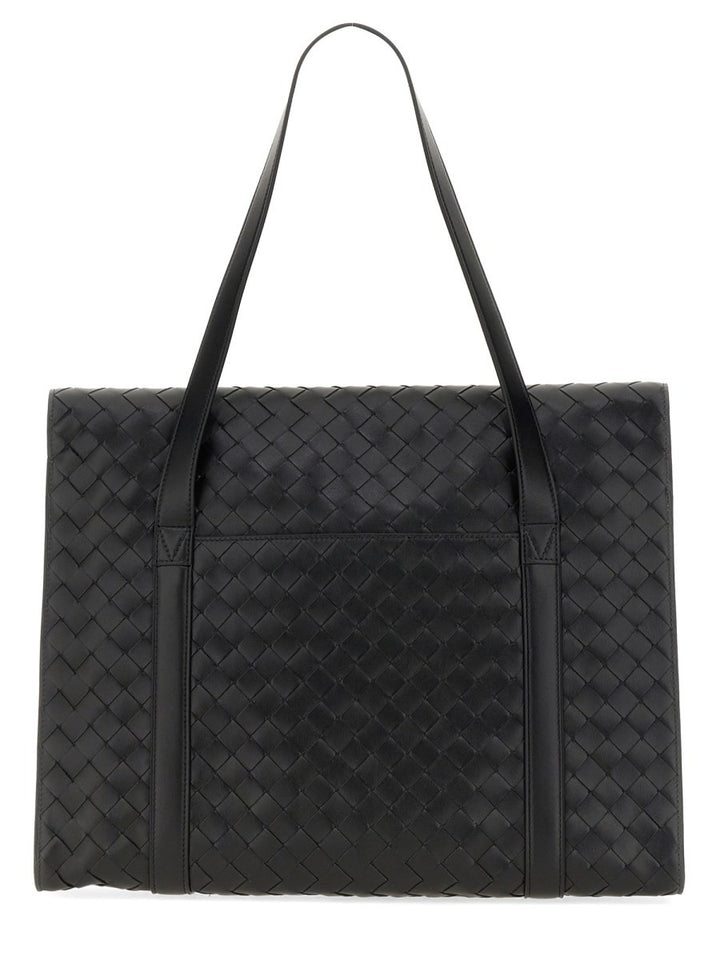 Bottega Veneta WOVEN PATTERN SHOULDER BAG