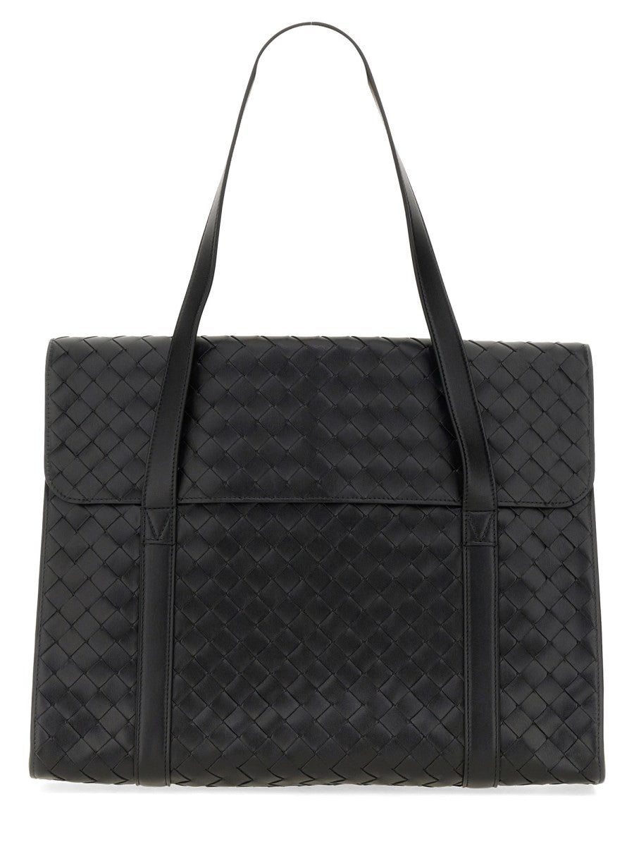 Bottega Veneta WOVEN PATTERN SHOULDER BAG