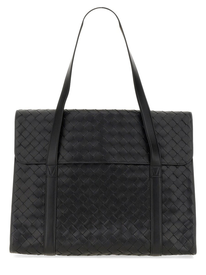 Bottega Veneta WOVEN PATTERN SHOULDER BAG