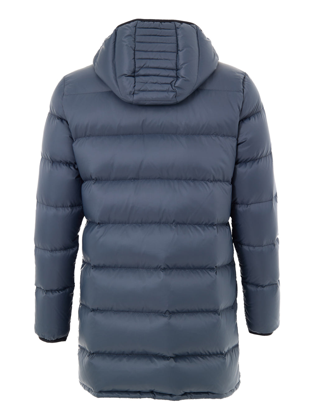 Moose Knuckles Mid-Length Down Jacket in Grey