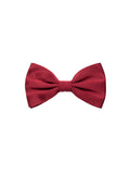 Dolce & Gabbana Bordeaux Silk Bow Tie – 7cm Rosso scuro – Siebentaschen