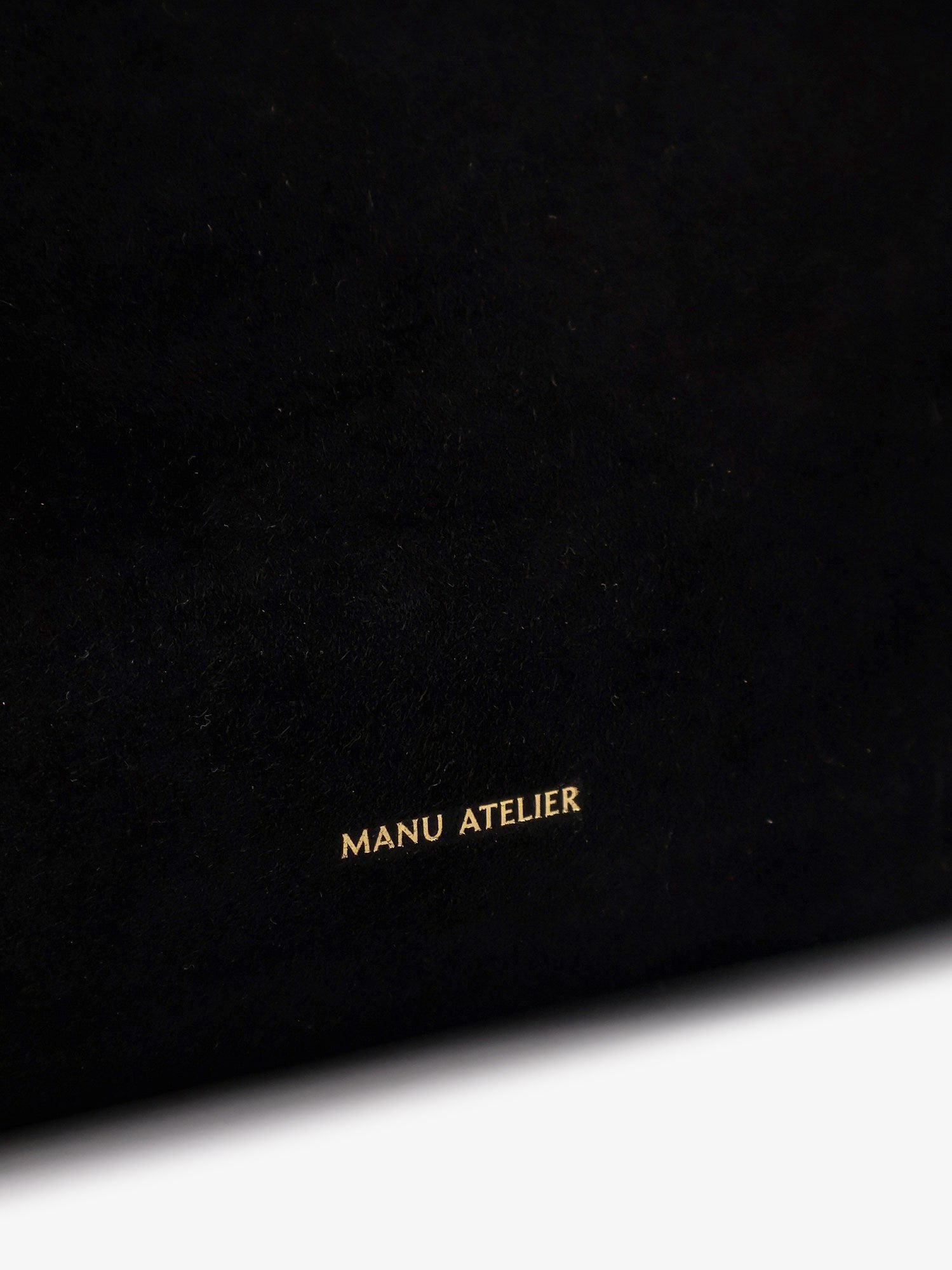 MANU ATELIER Xl Du Jour suede shoulder bag