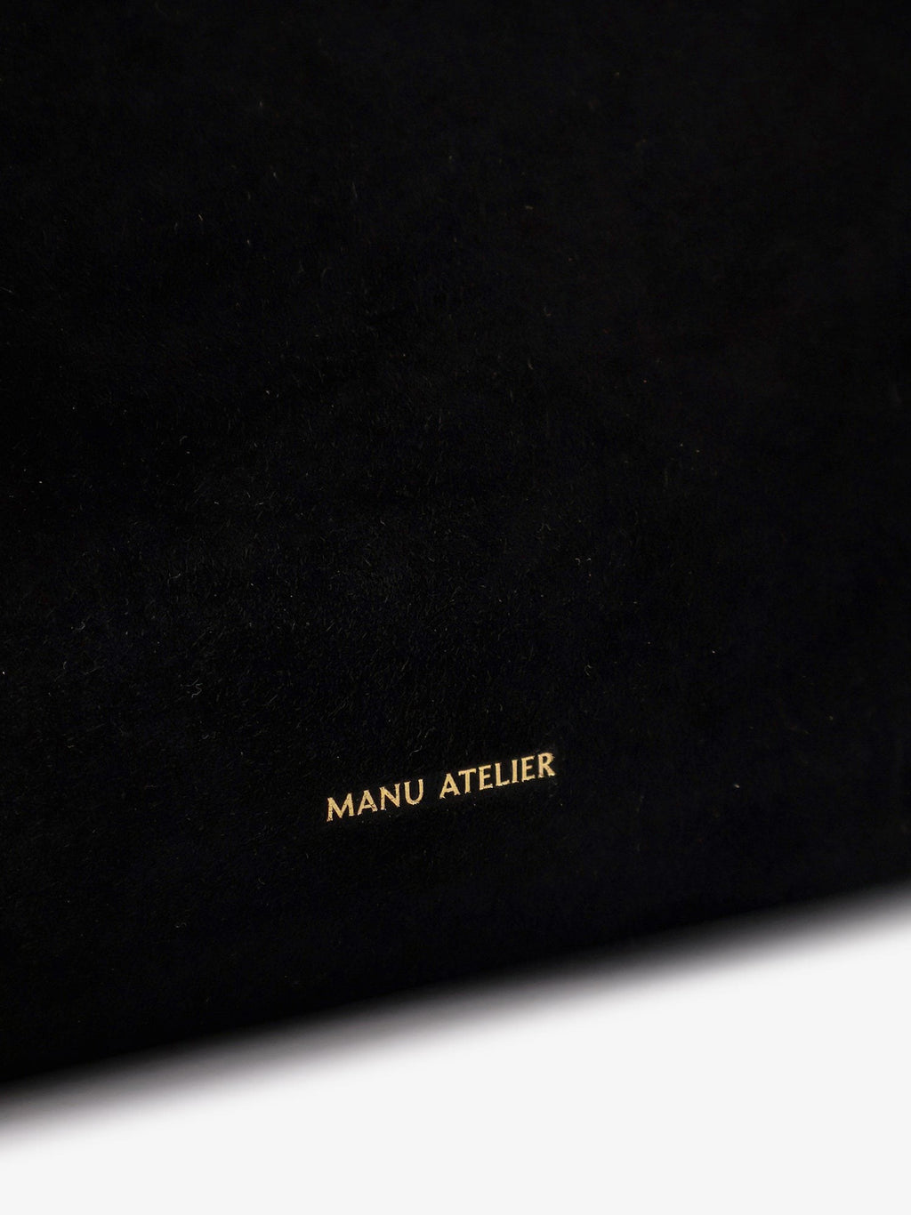 MANU ATELIER Xl Du Jour suede shoulder bag