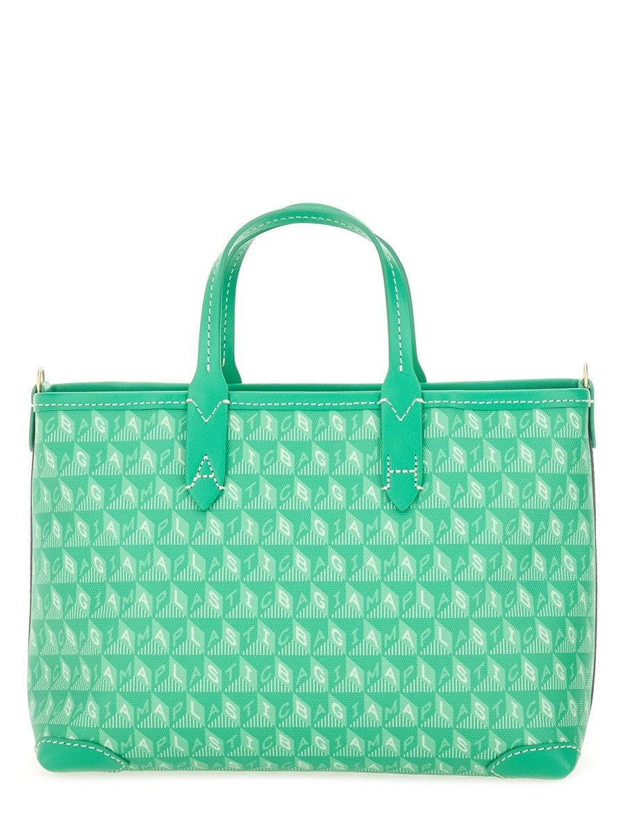 ANYA HINDMARCH XS TOTE BAG WITH "I AM A PLASTIC BAG" PATTERN