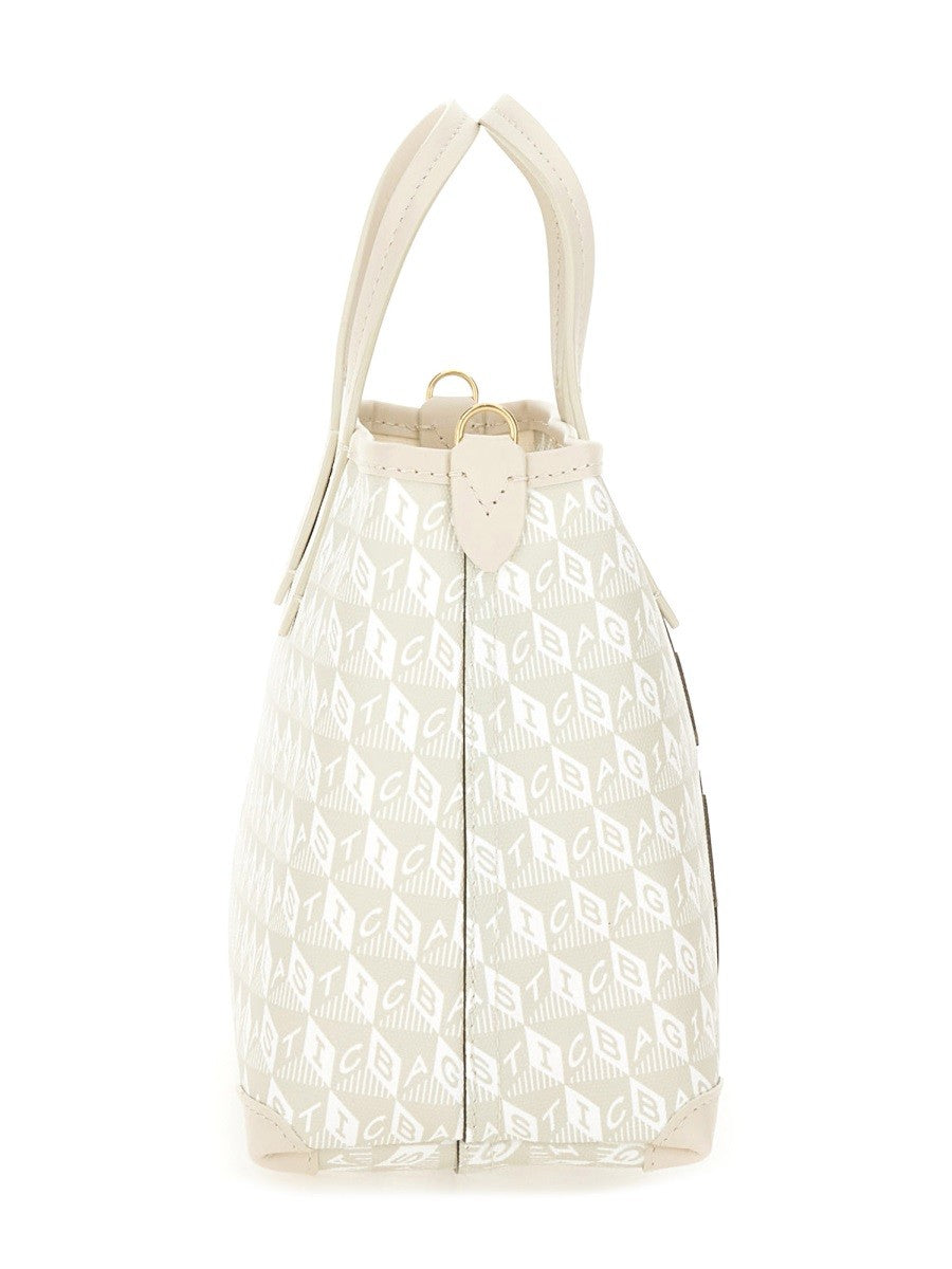 ANYA HINDMARCH XS TOTE BAG WITH "I AM A PLASTIC BAG" PATTERN