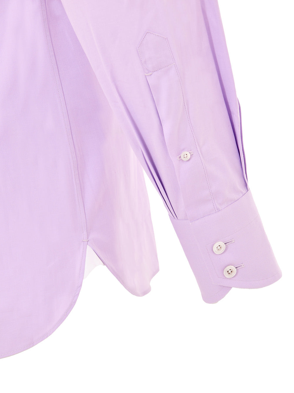Tom Ford Men's Lightweight Cotton Shirt with Point Collar Viola chiaro – Siebentaschen