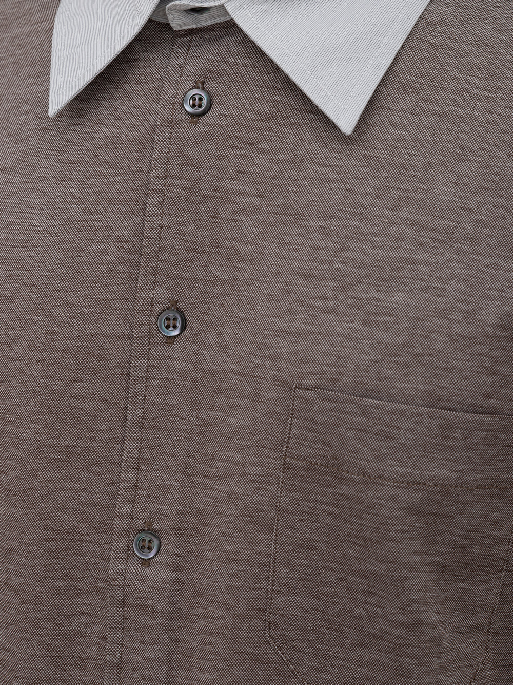 Corneliani grey shirt with buttons and pocket