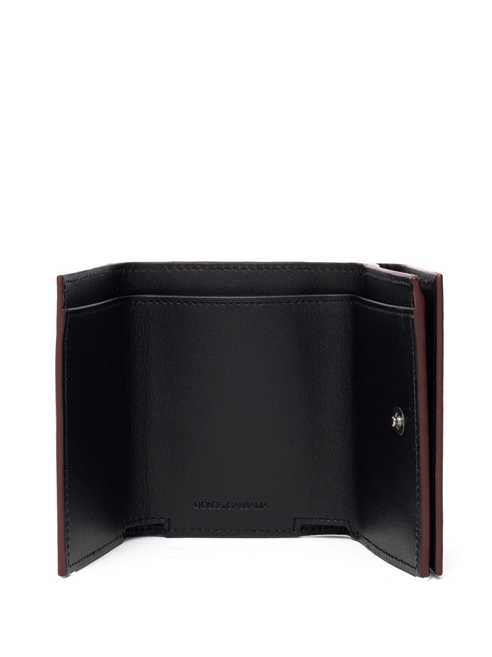 Dolce & Gabbana Red Leather Mini Wallet with Logo – Siebentaschen