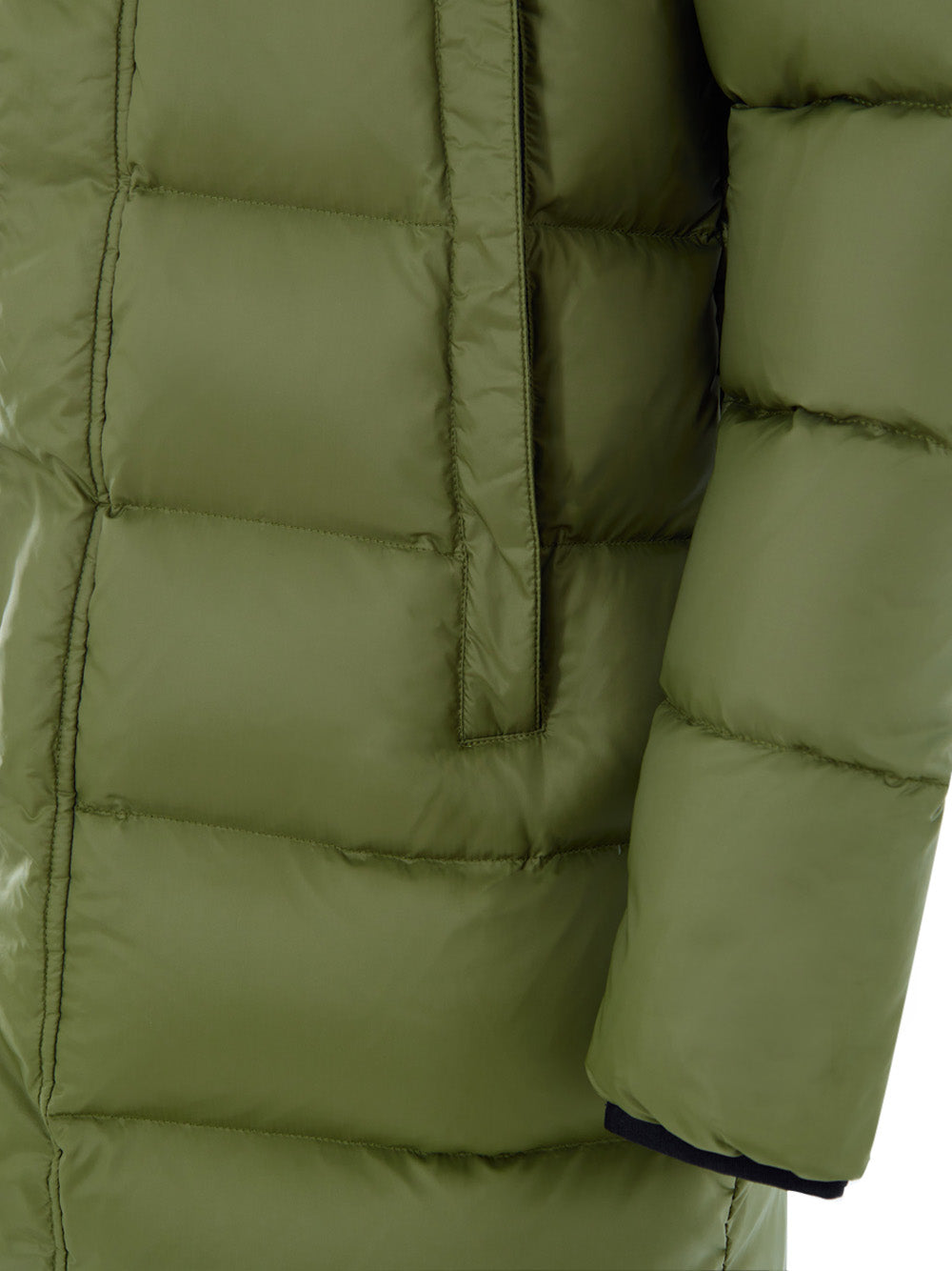 Moose Knuckles Green Padded Down Jacket