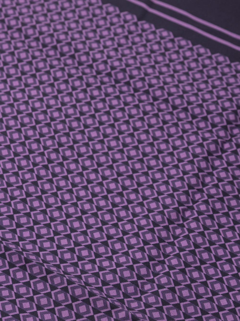 Dolce & Gabbana Purple Silk Pocket Square