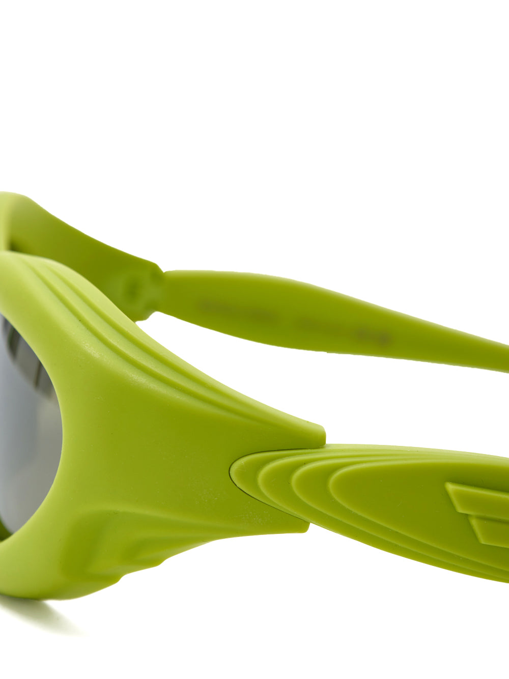 Bottega Veneta Lime Rubberized Acetate Sunglasses