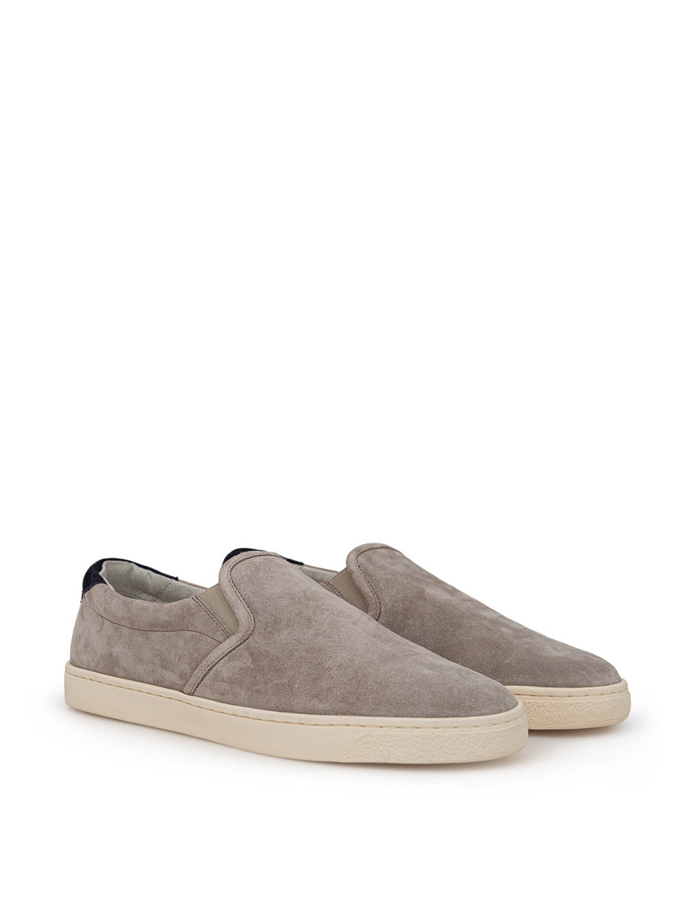 Brunello Cucinelli Suede Tortora Slip On