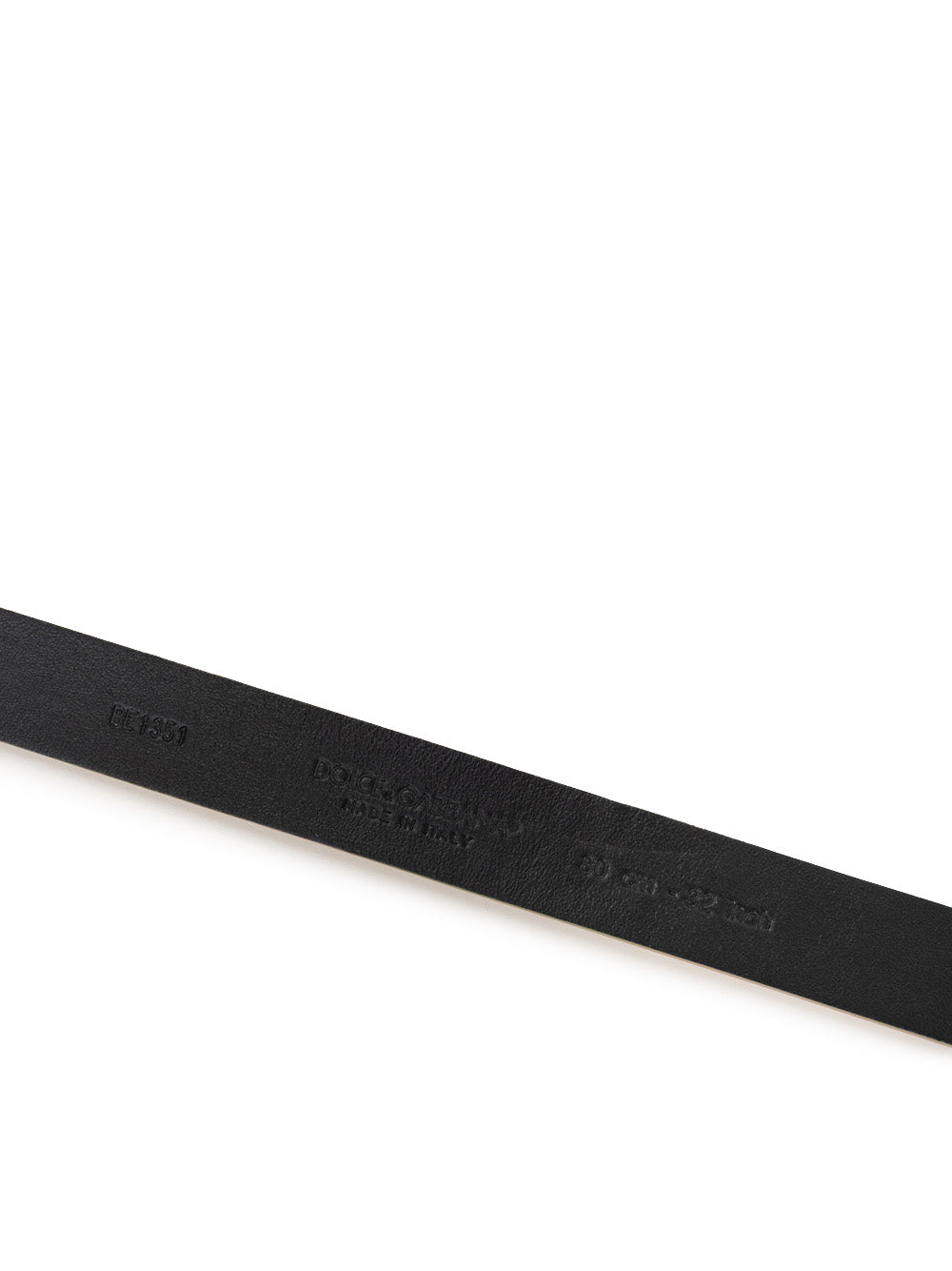 Dolce & Gabbana Gold Leather Belt with Black Crystal Embellishments – Siebentaschen